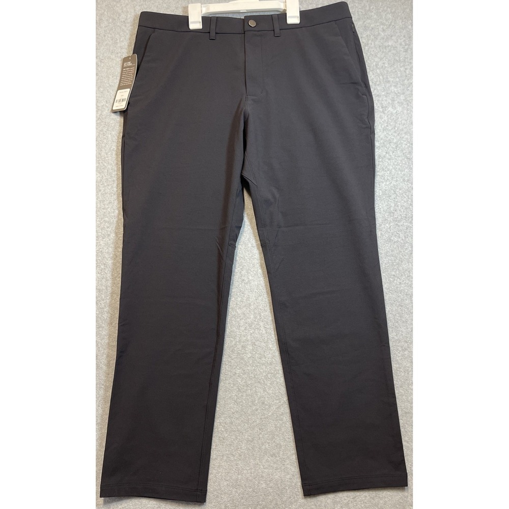 CRZ Yoga Pants Mens 36W Navy Stretch Golf Casual Trousers Lightweight Athletic
